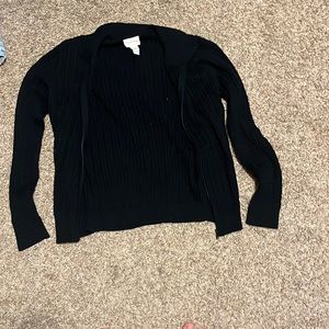 Black cardigan